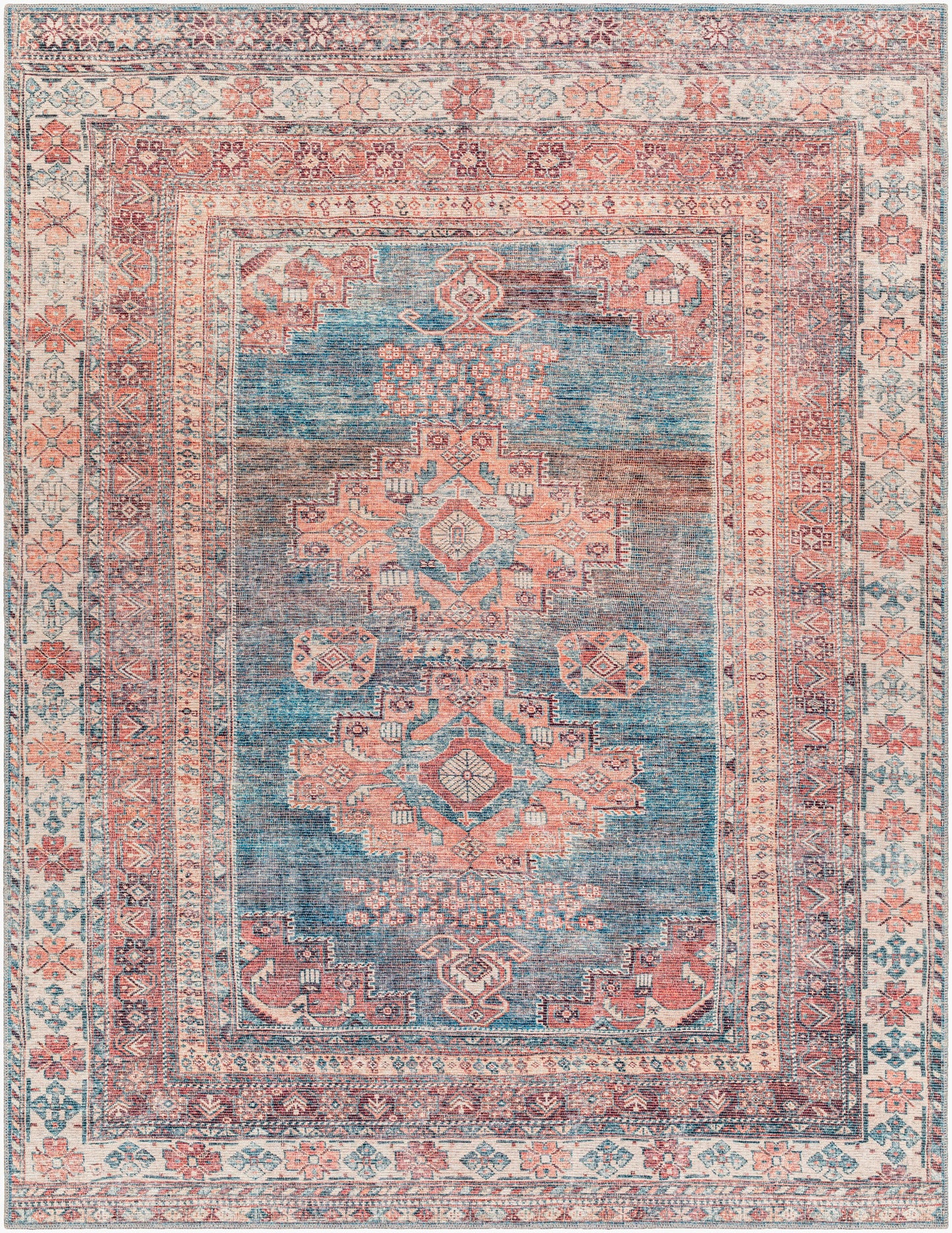 Surya Colin CLN-2305 Blue Traditional Machine Woven Rug