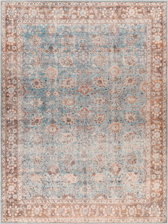 Surya Colin CLN-2310 Light Blue Traditional Machine Woven Rug