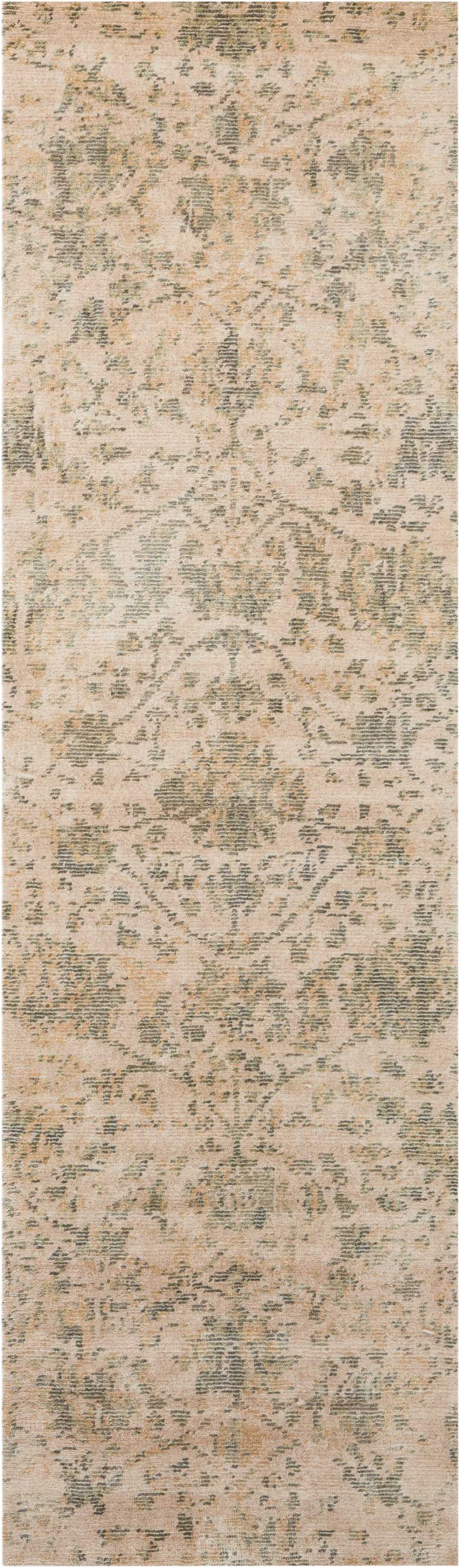 Nourison Home Lucent LCN05 Pearl Transitional Knotted Rug