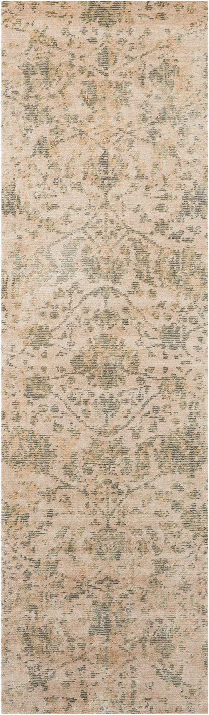 Nourison Home Lucent LCN05 Pearl Transitional Knotted Rug