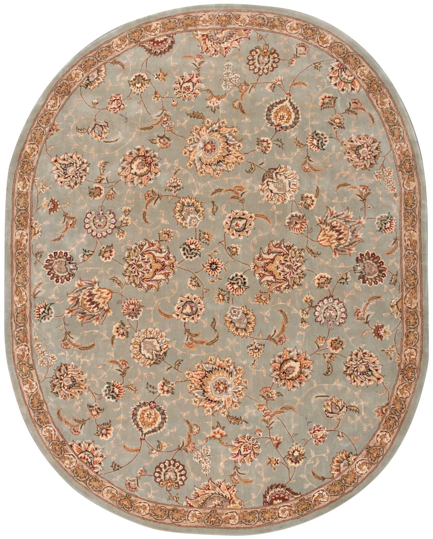 Nourison Home Nourison 2000 2360 Aqua Traditional Tufted Rug