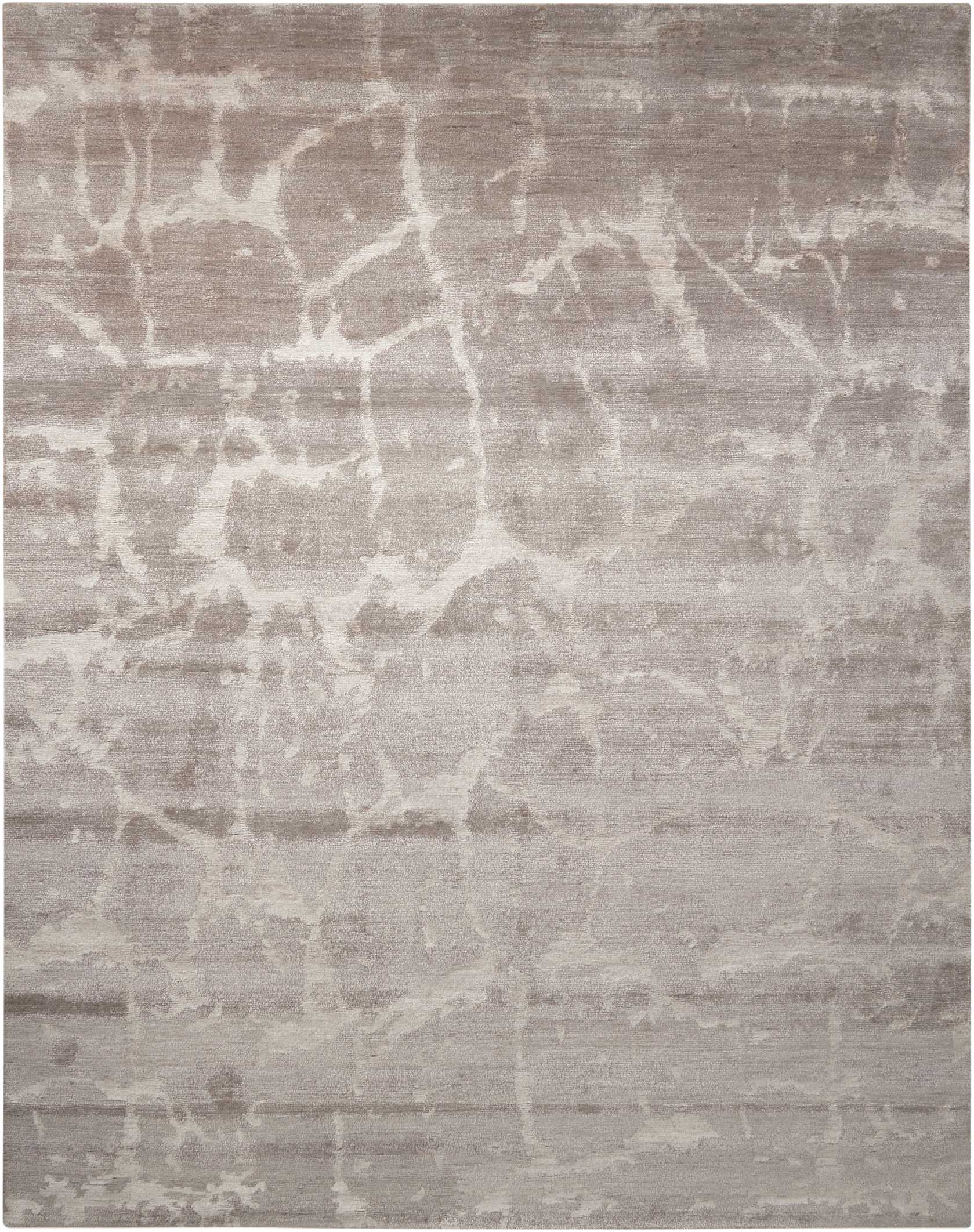 Nourison Home Silk Shadows  Silver  Contemporary