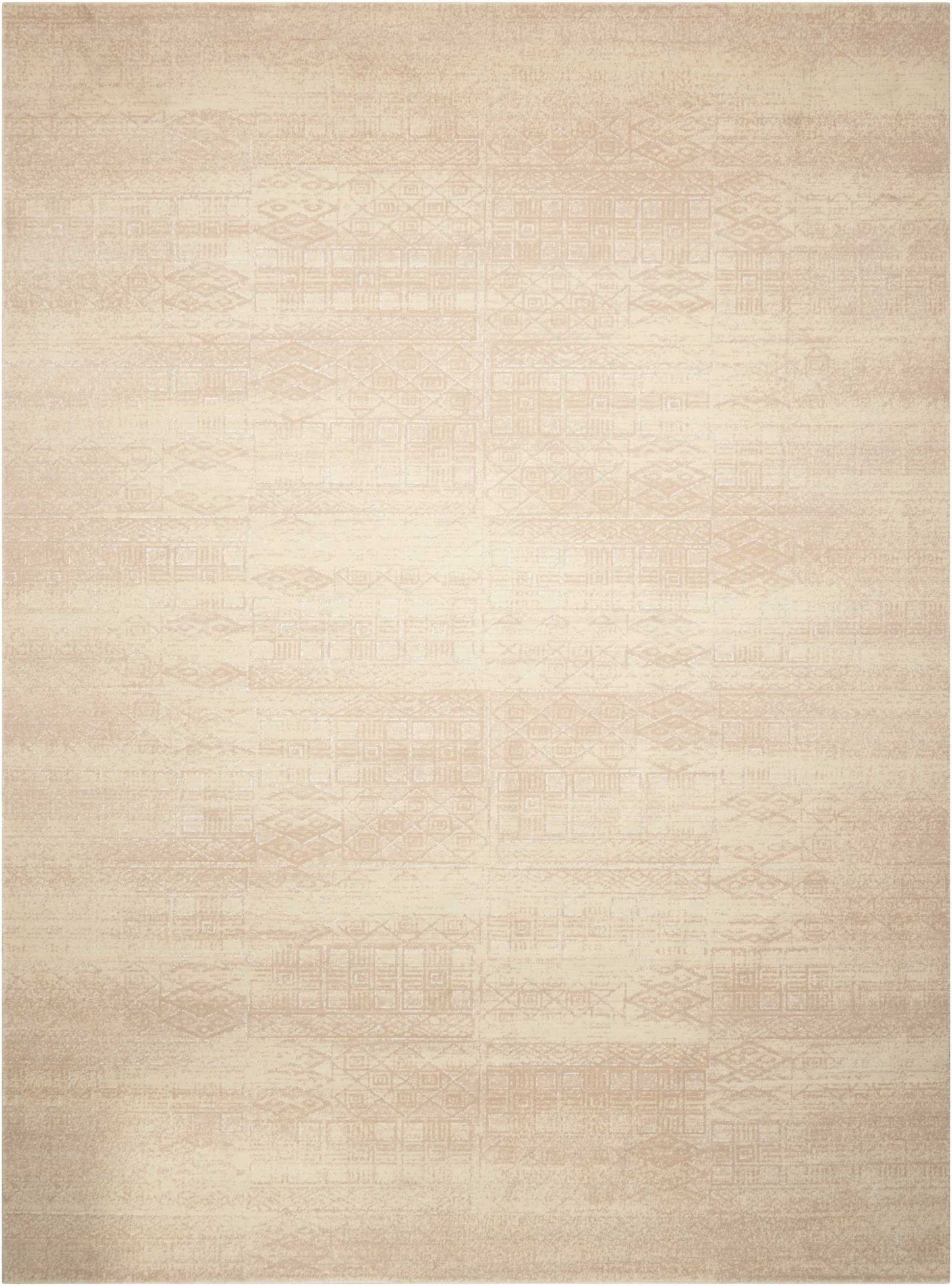 Nourison Home Silk Elements SKE21 Bone Traditional Loomed Rug