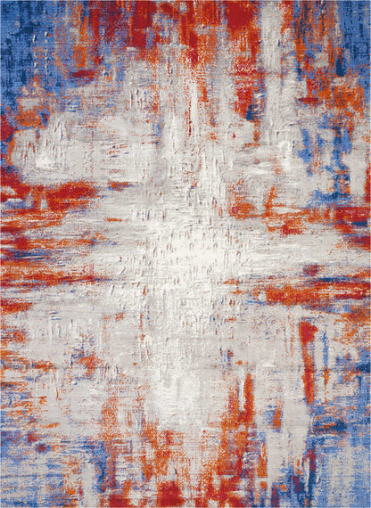 Nourison Home Twilight TWI26 Ivory Multicolor Contemporary Power-loomed Rug