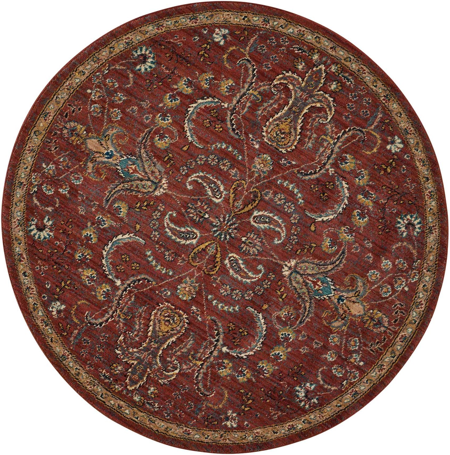 Nourison Home Nourison 2020 NR204 Brick Traditional Loomed Rug