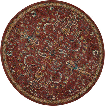 Nourison Home Nourison 2020 NR204 Brick Traditional Loomed Rug