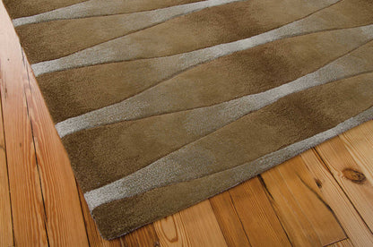 Nourison Home Moda  Khaki  Transitional