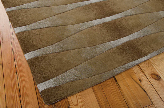Nourison Home Moda  Khaki  Transitional