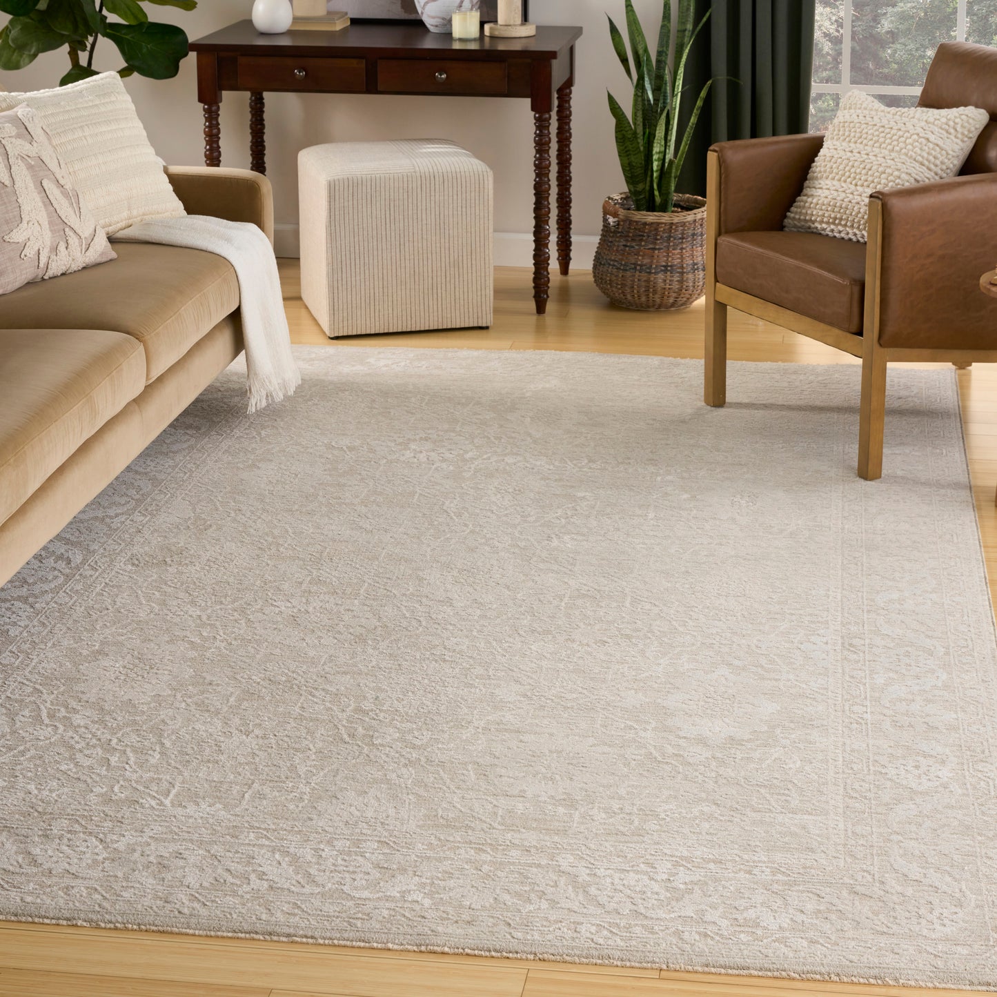 Nourison Home Envy  Cream  Traditional