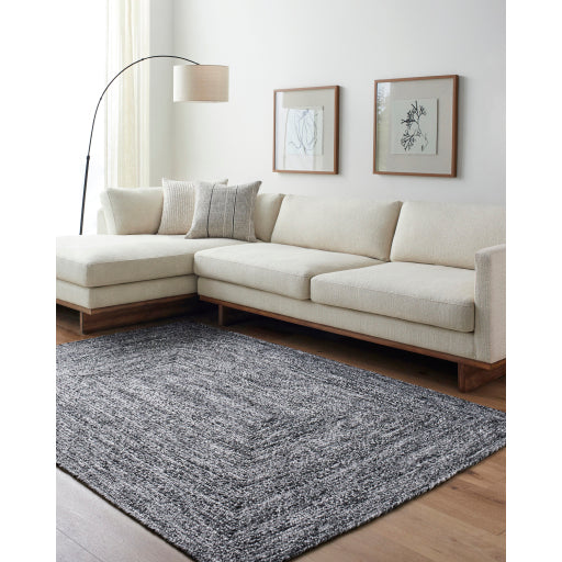 Surya Cologne COG-2307 Black Modern Woven Rug