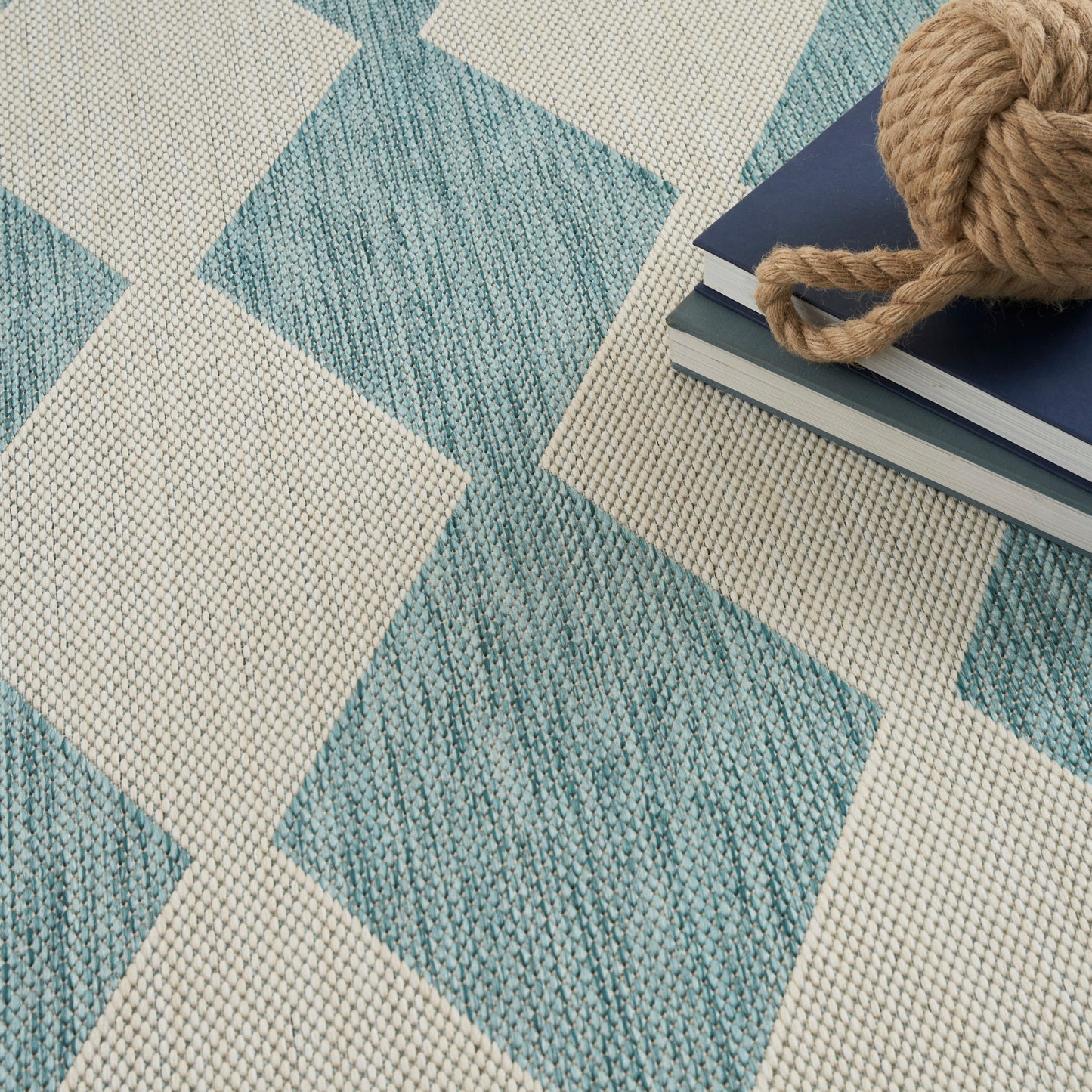 Nourison Home Positano  Aqua  Contemporary