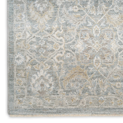 Nourison Home Envy  Blue Silver  Traditional