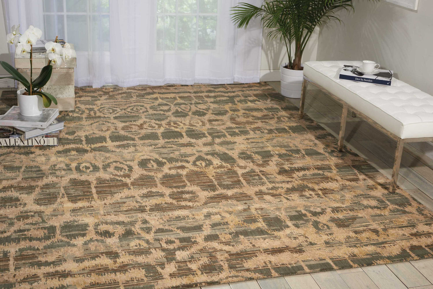 Nourison Home Silken Allure  Multicolor  Contemporary