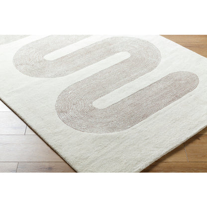Surya Carolena CRA-2300 Ivory Modern Tufted Rug