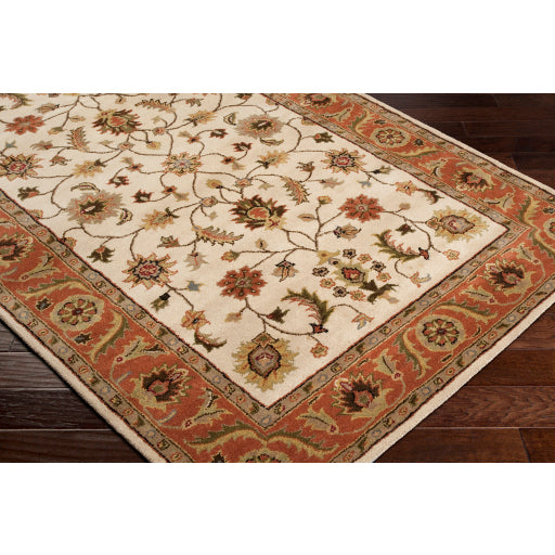 Surya Crowne CRN-6004 Beige Traditional Tufted Rug