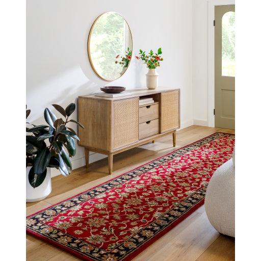 Surya Crowne CRN-6013 Burgandy Traditional Tufted Rug