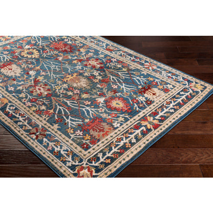 Surya Crafty CRT-2308 Dark Blue Traditional Machinemade Rug