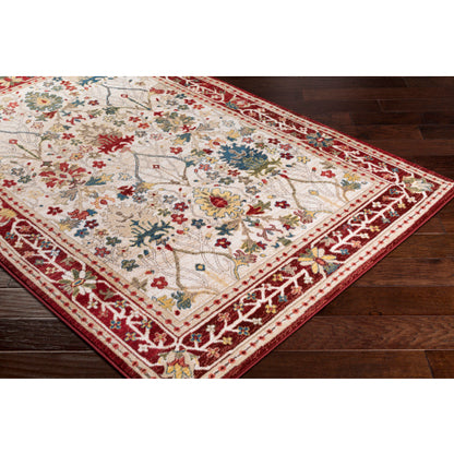 Surya Crafty CRT-2309 Burgandy Traditional Machinemade Rug