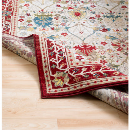 Surya Crafty CRT-2309 Burgandy Traditional Machinemade Rug