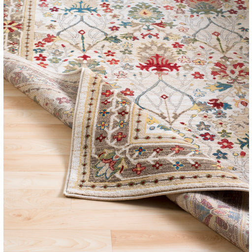 Surya Crafty CRT-2311 Burgandy Traditional Machinemade Rug