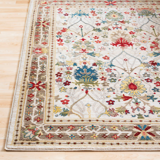 Surya Crafty CRT-2311 Burgandy Traditional Machinemade Rug