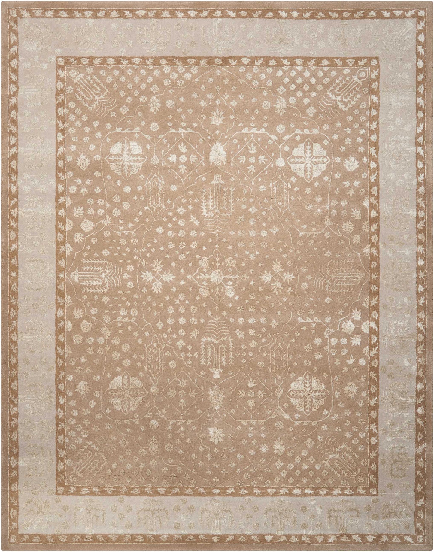 Nourison Home Symphony SYM09 Warm Taupe Traditional Tufted Rug