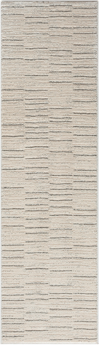 Nourison Home Andes AND02 Ivory Grey Contemporary Power-loomed Rugs