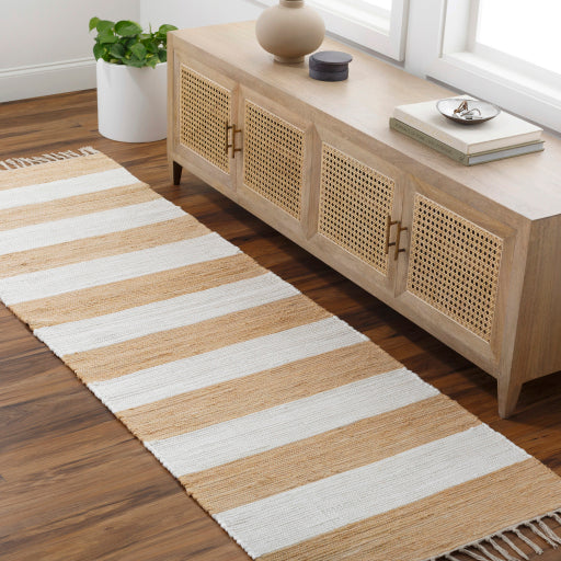 Surya Cotone CTE-2302 White Cottage Hand Woen Rug