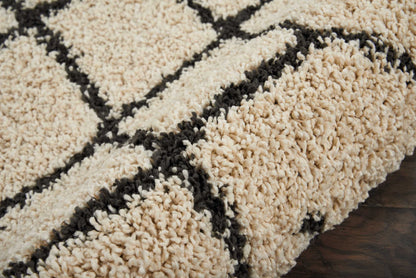 Nourison Home Moroccan Shag  Cream  Transitional