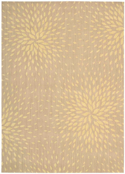 Nourison Home Capri CAP2 Beige Contemporary Loom-woven Rug