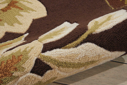 Nourison Home Fantasy  Chocolate  Transitional