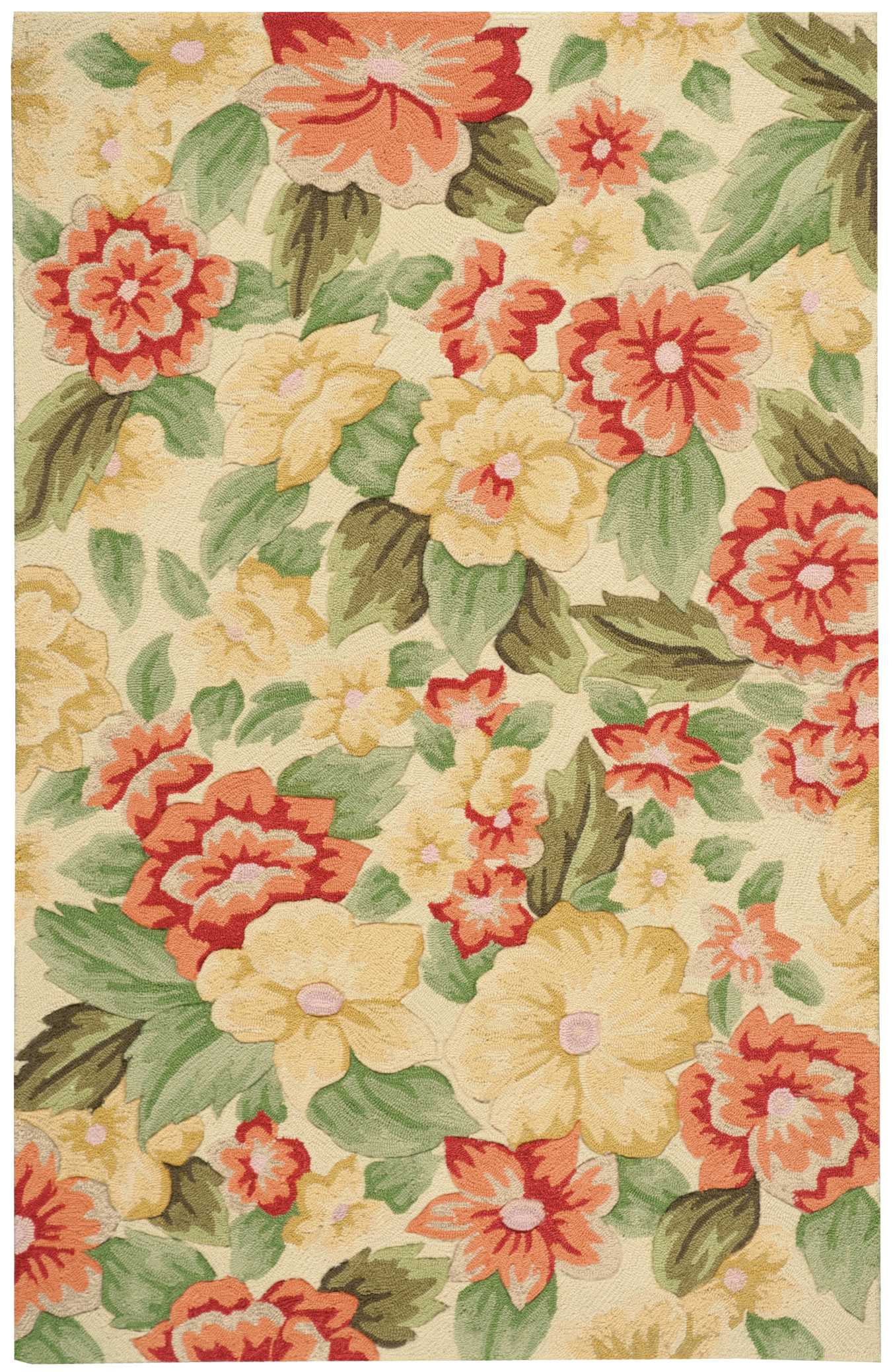 Nourison Home Fantasy  Cream  Traditional