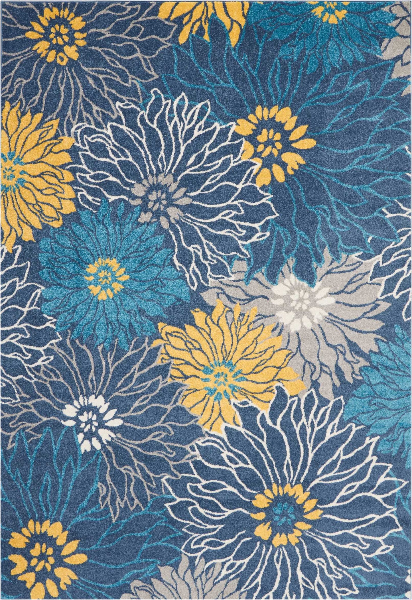 Nourison Home Passion PSN17 Blue Contemporary Power-loomed Rugs