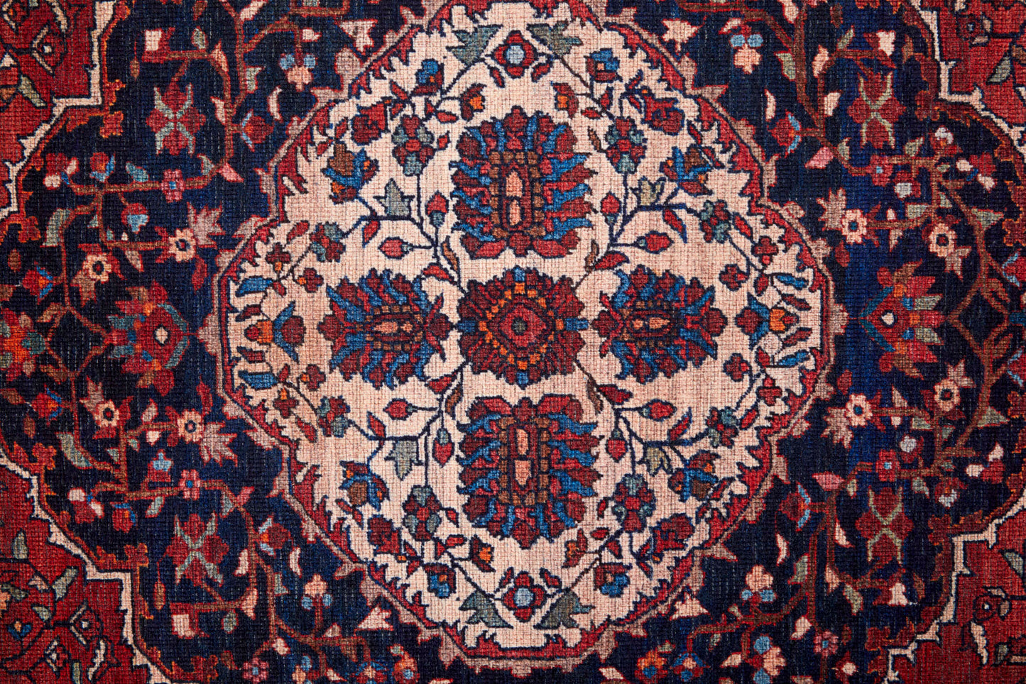 Feizy Rawlins  Red Navy Transitional/Bohemian & Eclectic/Vintage