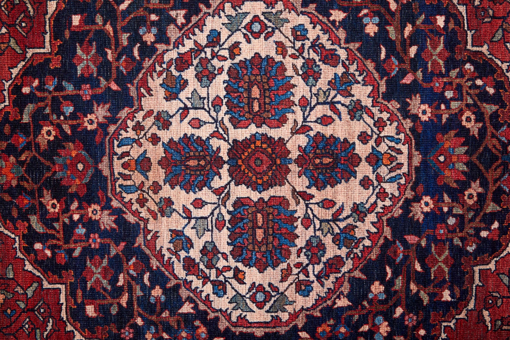 Feizy Rawlins  Red Navy Transitional/Bohemian & Eclectic/Vintage