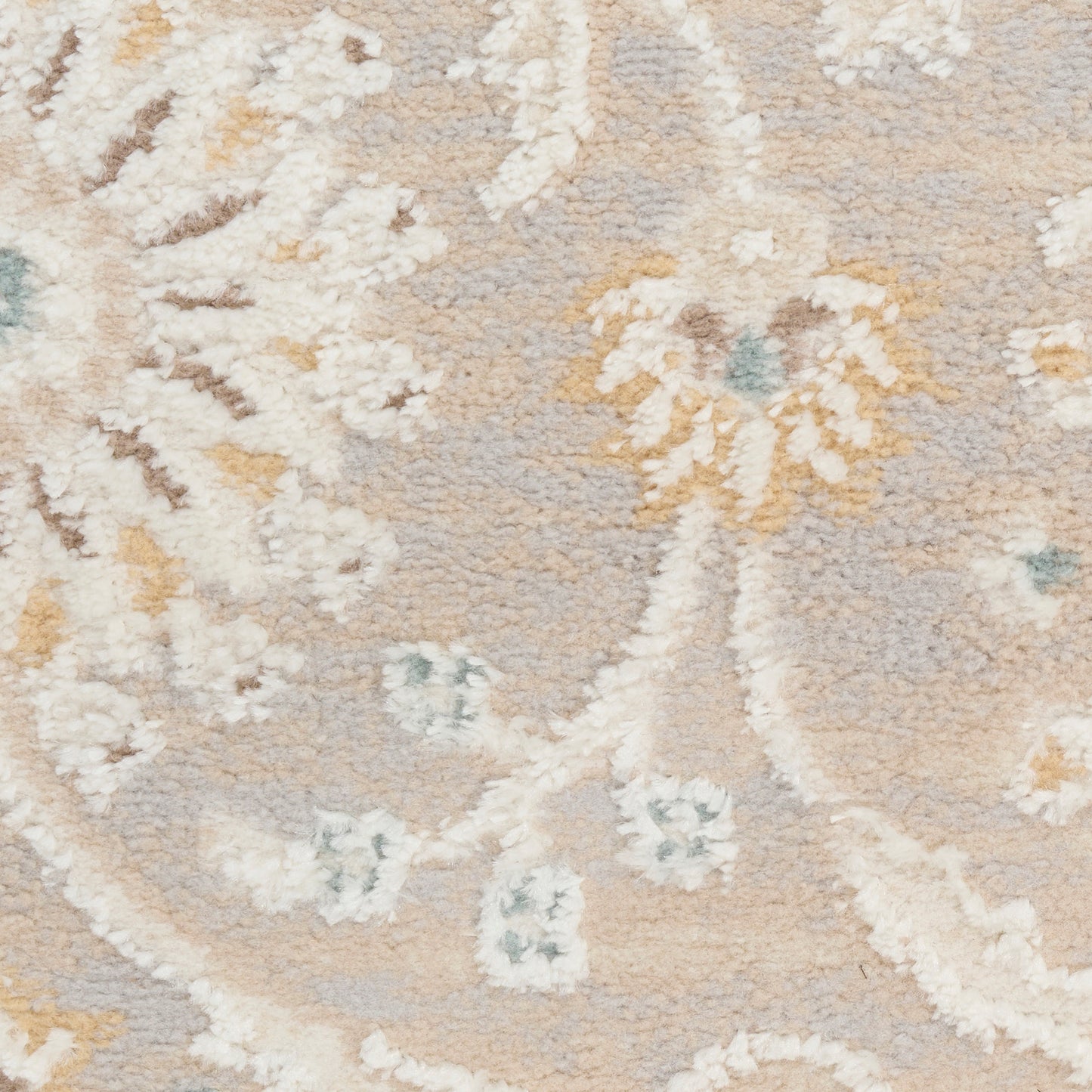 Nourison Home Isla  Light Grey  Traditional