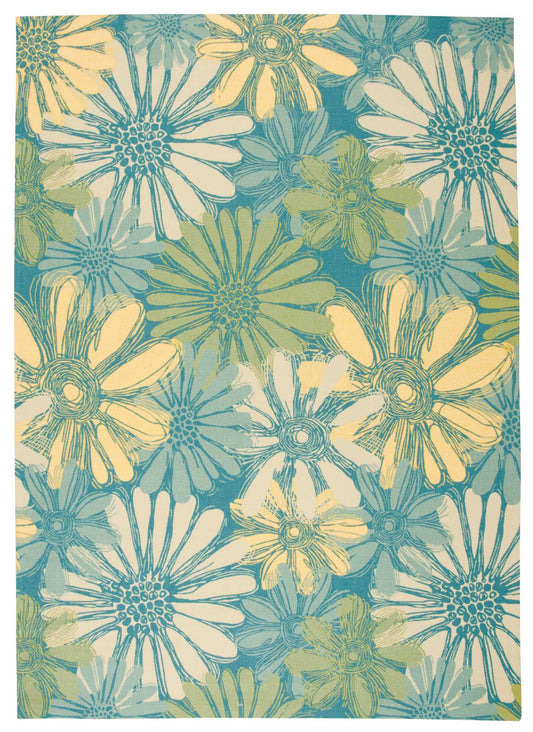 Nourison Home Home & Garden  Blue  Contemporary