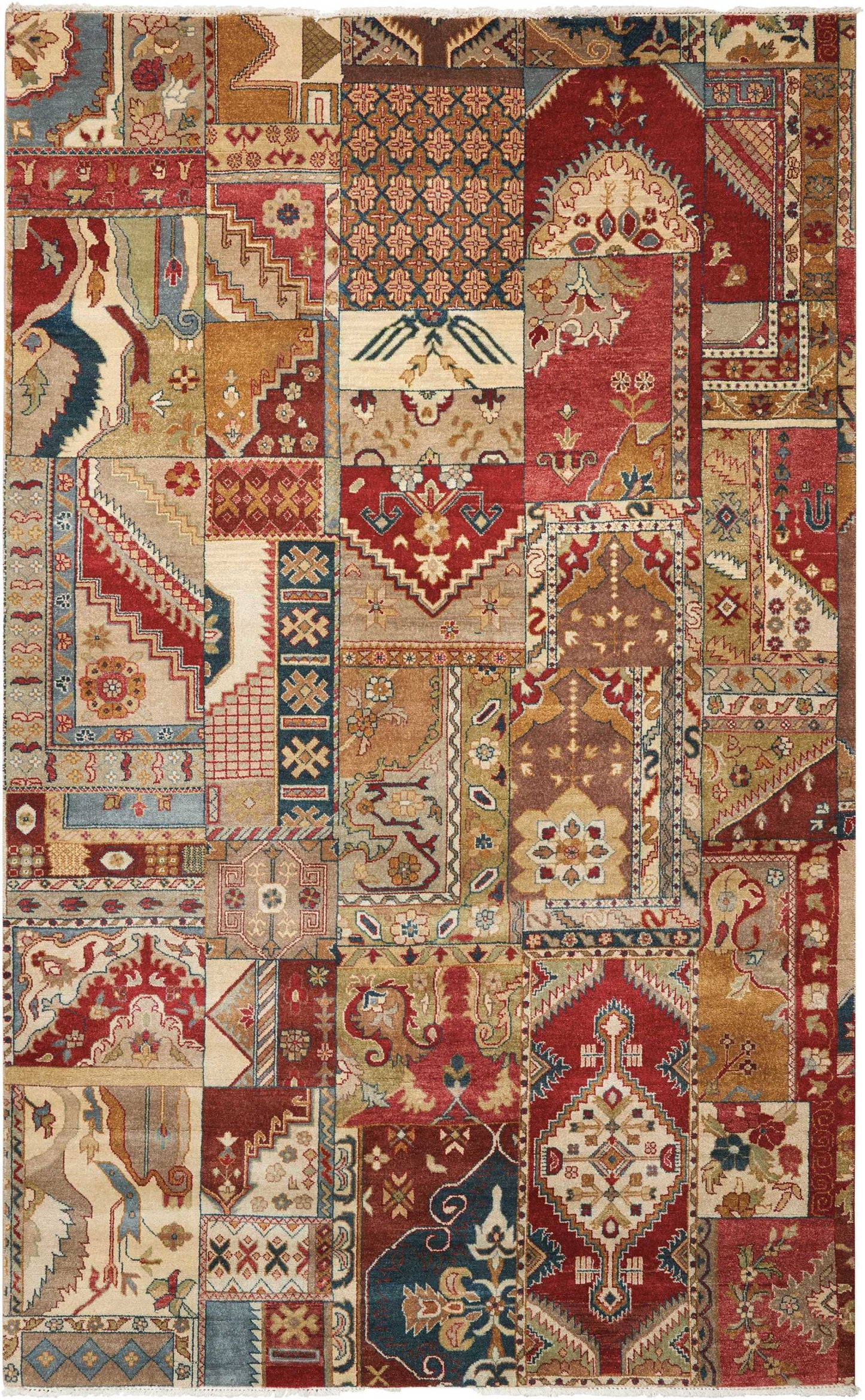 Nourison Home Legend LD05 Multicolor Transitional Knotted Rug