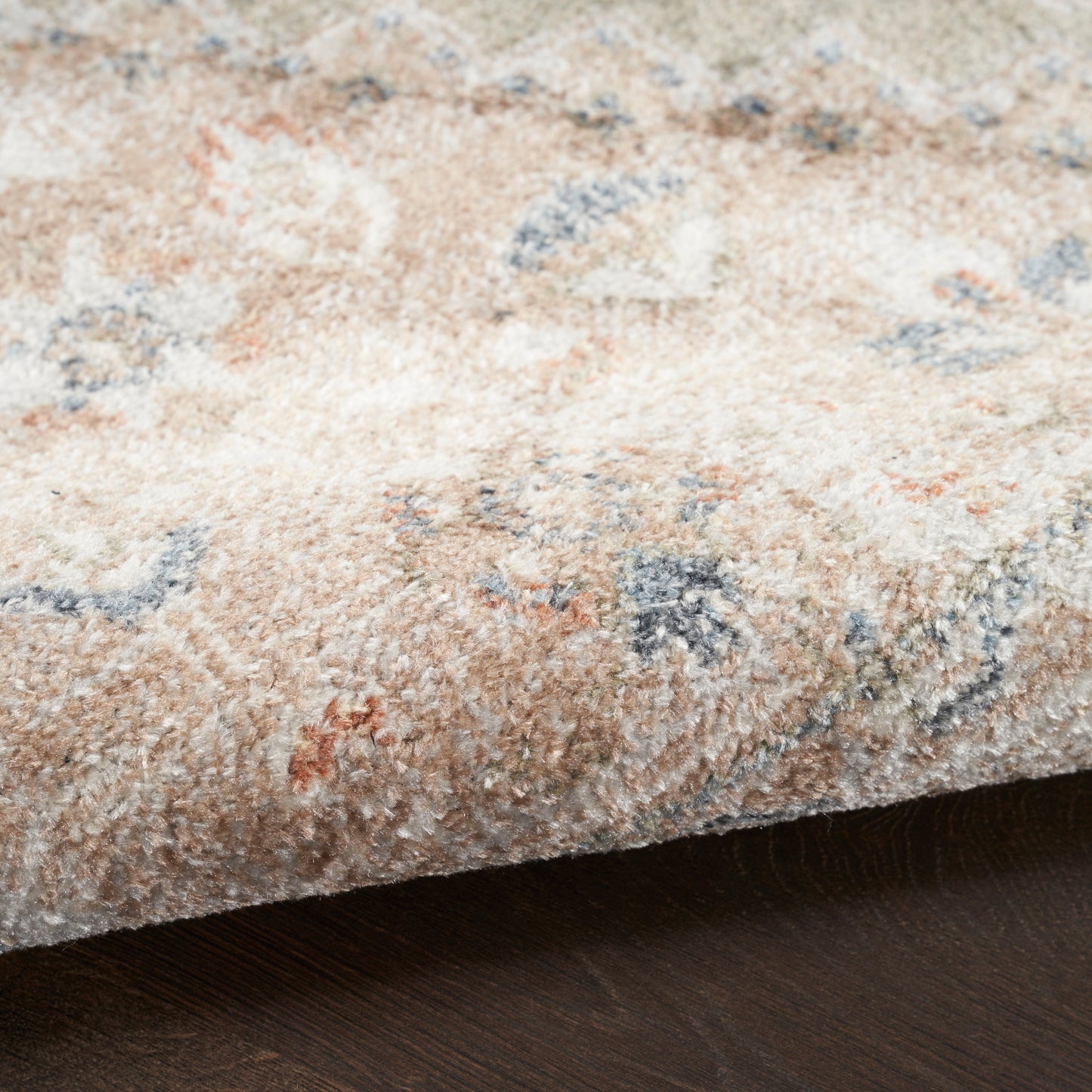 Nourison Home Astra Machine Washable  Sage Multicolor  Traditional