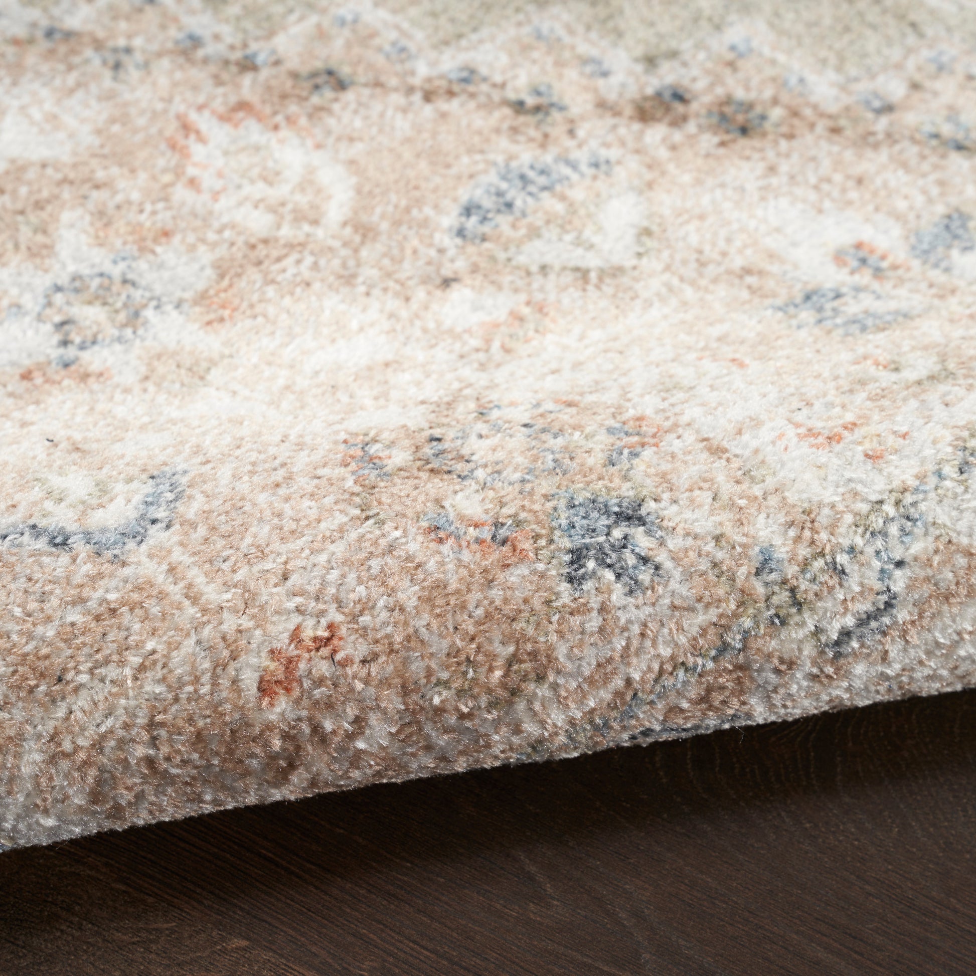 Nourison Home Astra Machine Washable  Sage Multicolor  Traditional