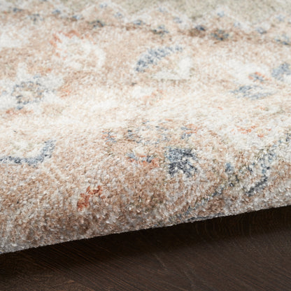 Nourison Home Astra Machine Washable  Sage Multicolor  Traditional