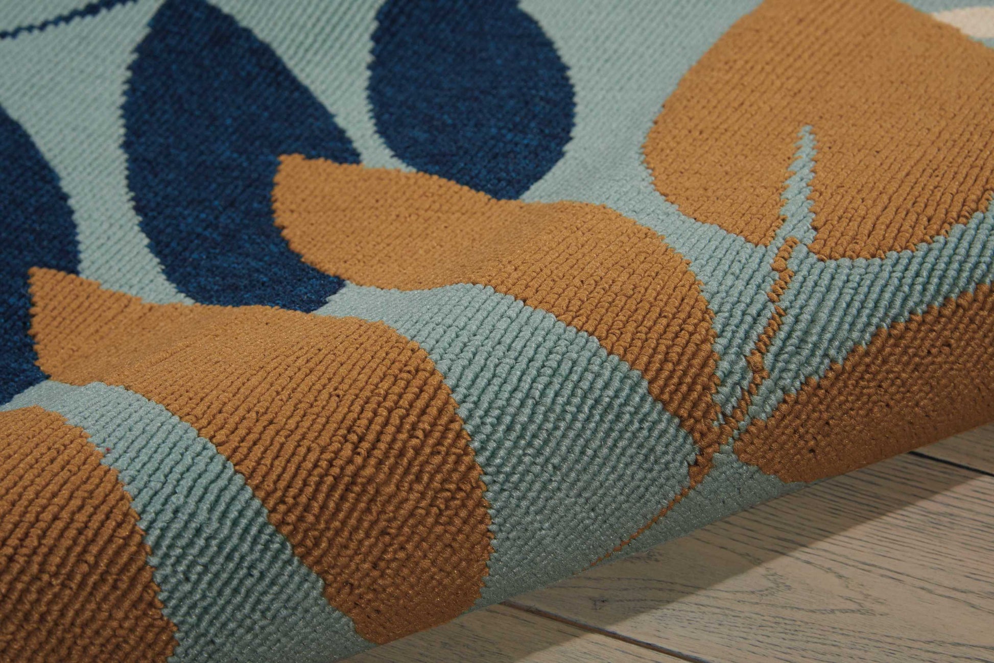 Nourison Home Caribbean  Blue  Contemporary