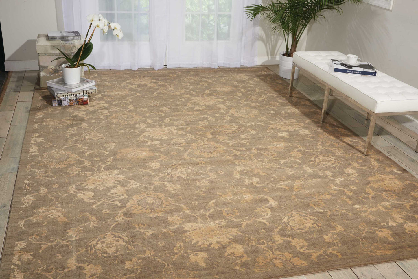 Nourison Home Silken Allure  Moss  Transitional