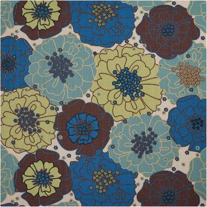 Nourison Home Home & Garden RS021 Light Blue Contemporary Power-loomed Rug