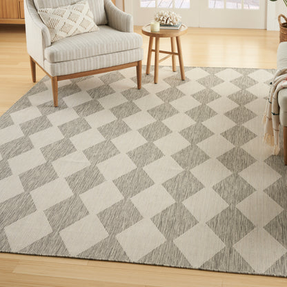 Nourison Home Positano  Light Grey  Contemporary