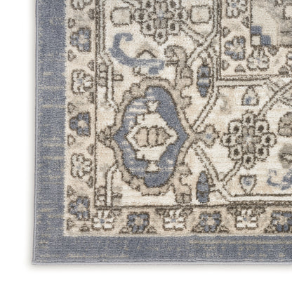 Nourison Home Quarry  Blue  Transitional