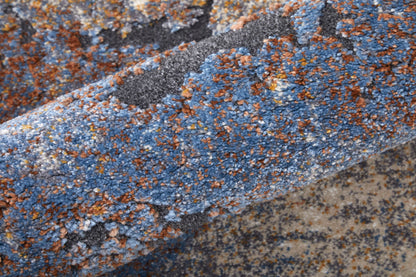 Feizy Gilmore  Blue Ivory Modern/Bohemian & Eclectic/Casual