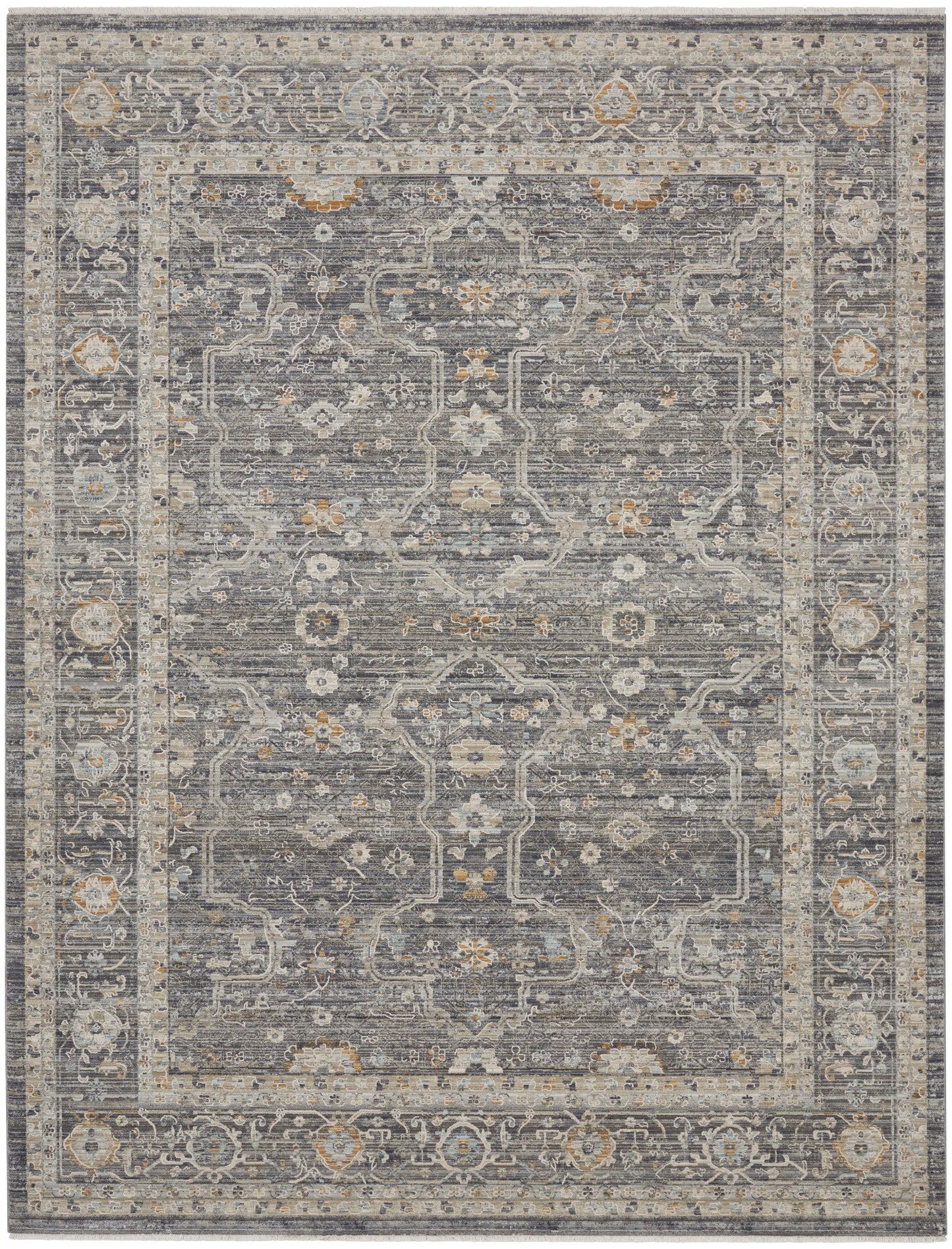 Nourison Home Lynx LNX03 Slate Multicolor Transitional Power-loomed Rug