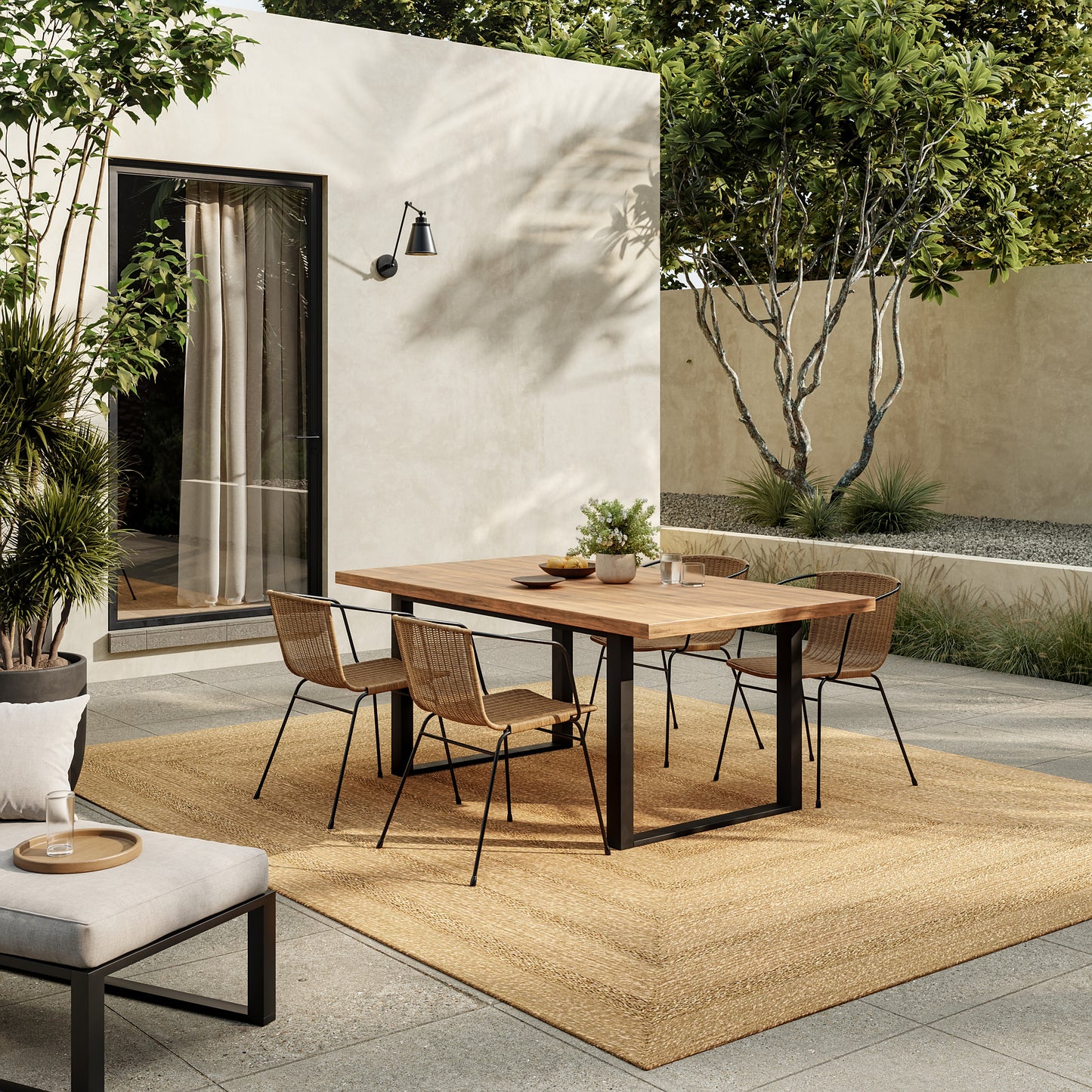 Nourison Home Natural Seagrass  Natural  Contemporary