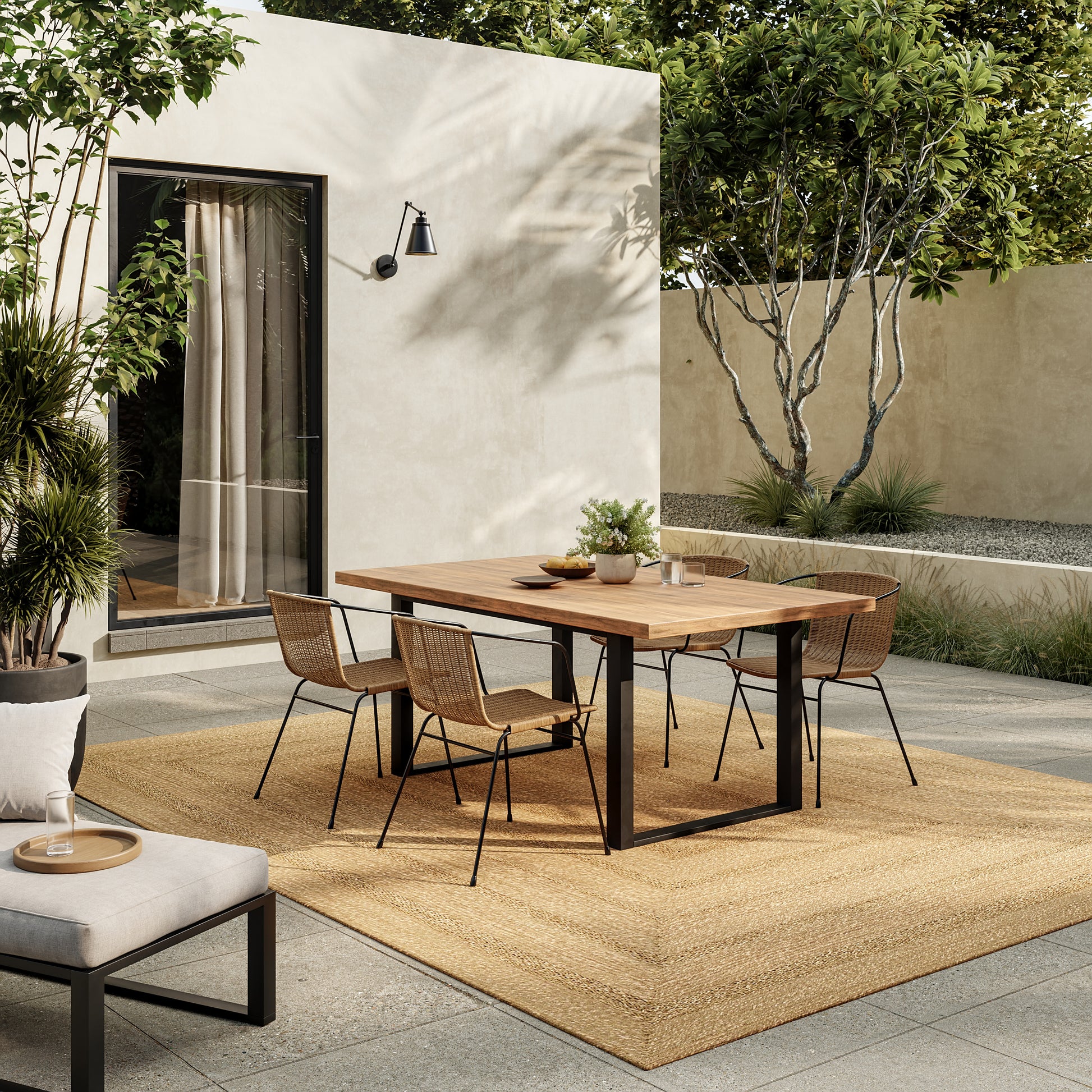 Nourison Home Natural Seagrass  Natural  Contemporary